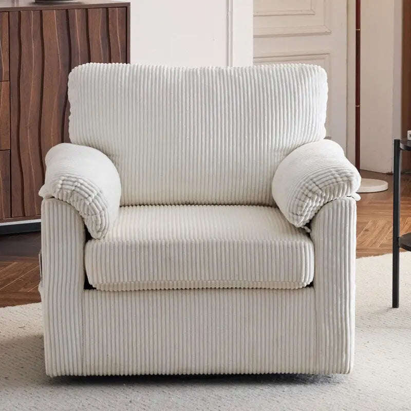 Upholstered Swivel Accent Chair