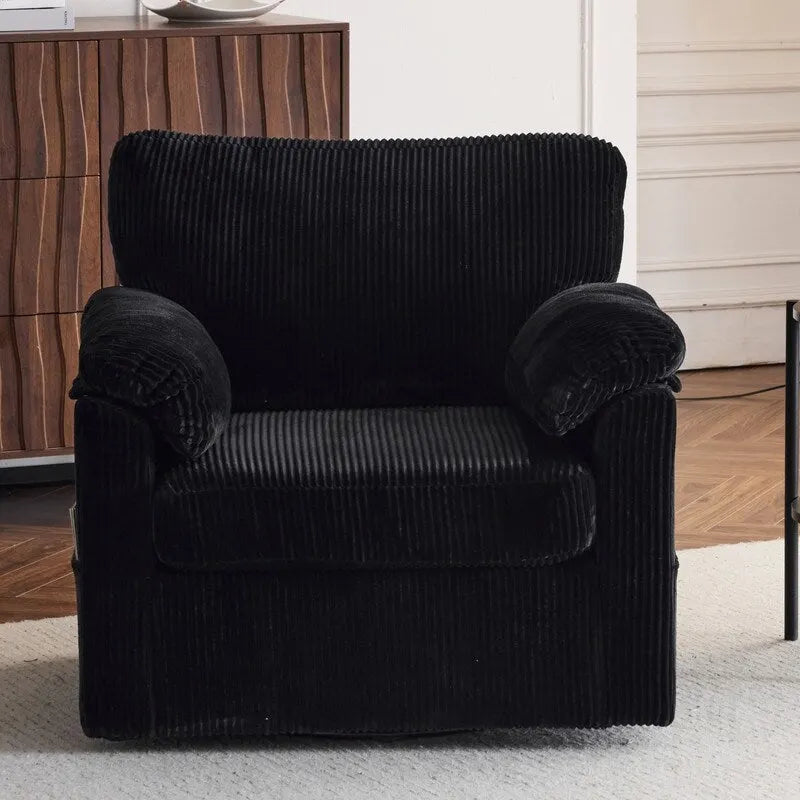 Upholstered Swivel Accent Chair