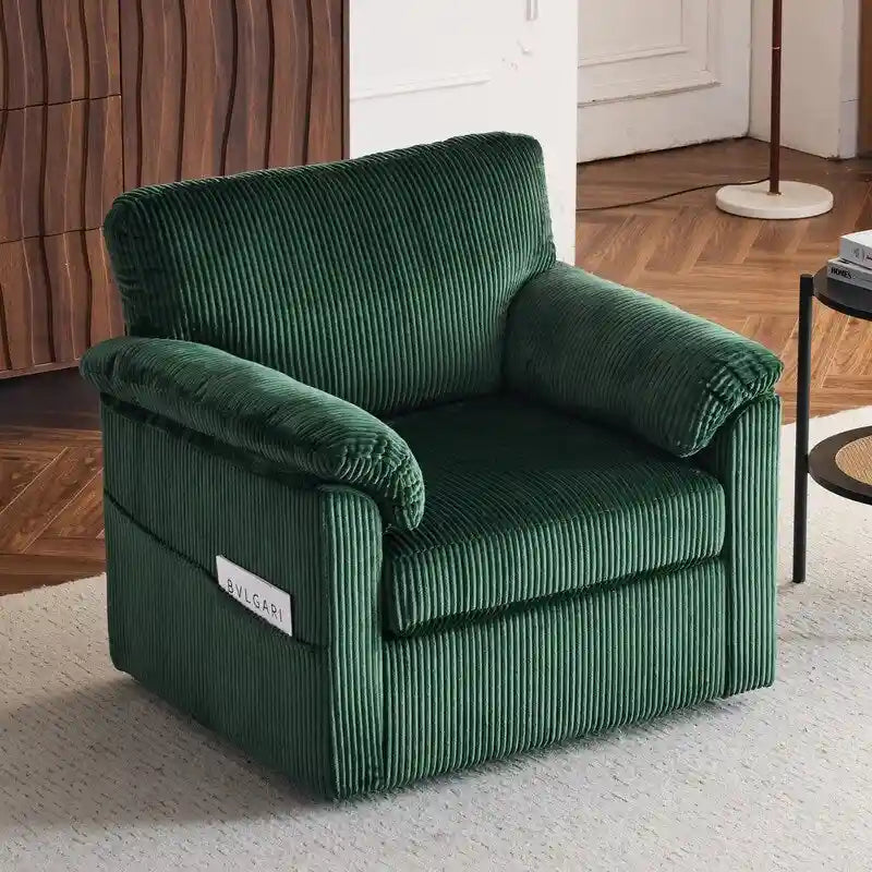 Upholstered Swivel Accent Chair