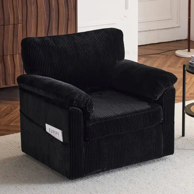 Upholstered Swivel Accent Chair