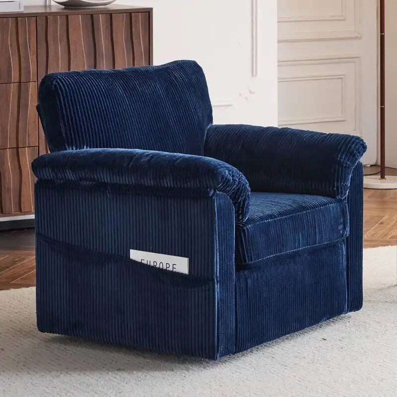 Upholstered Swivel Accent Chair