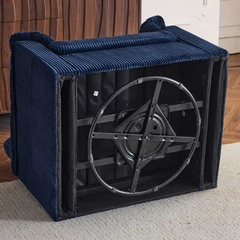 Upholstered Swivel Accent Chair