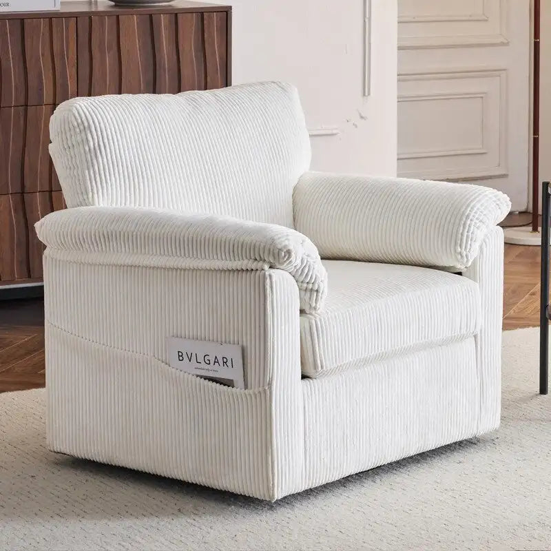 Upholstered Swivel Accent Chair