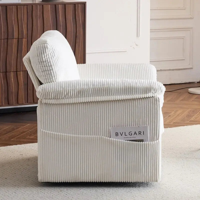 Upholstered Swivel Accent Chair