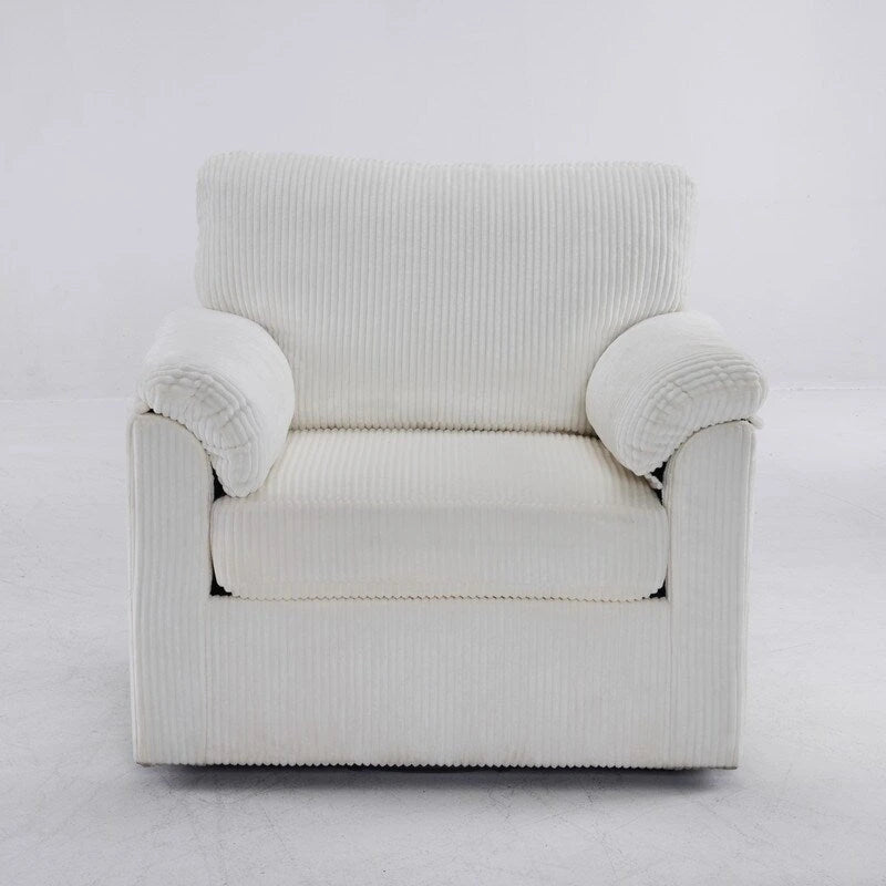 Upholstered Swivel Accent Chair