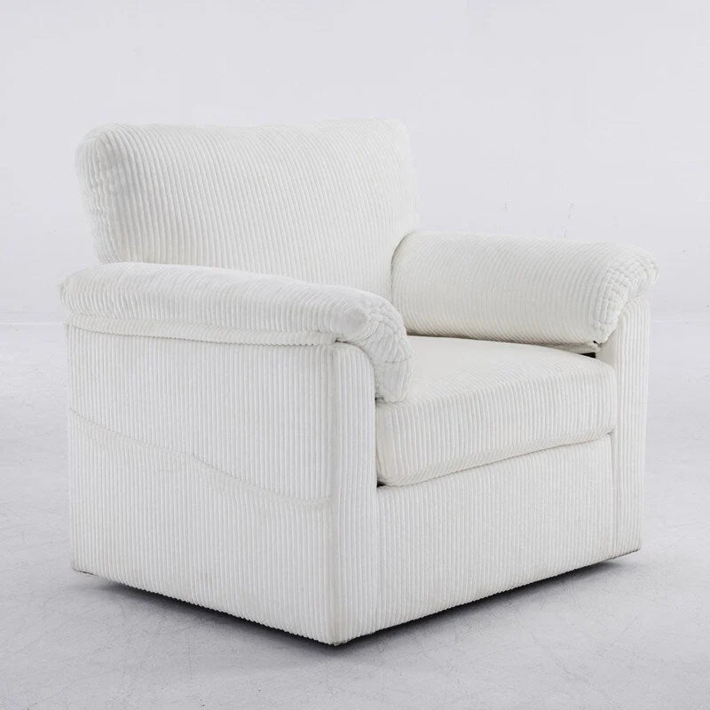 Upholstered Swivel Accent Chair
