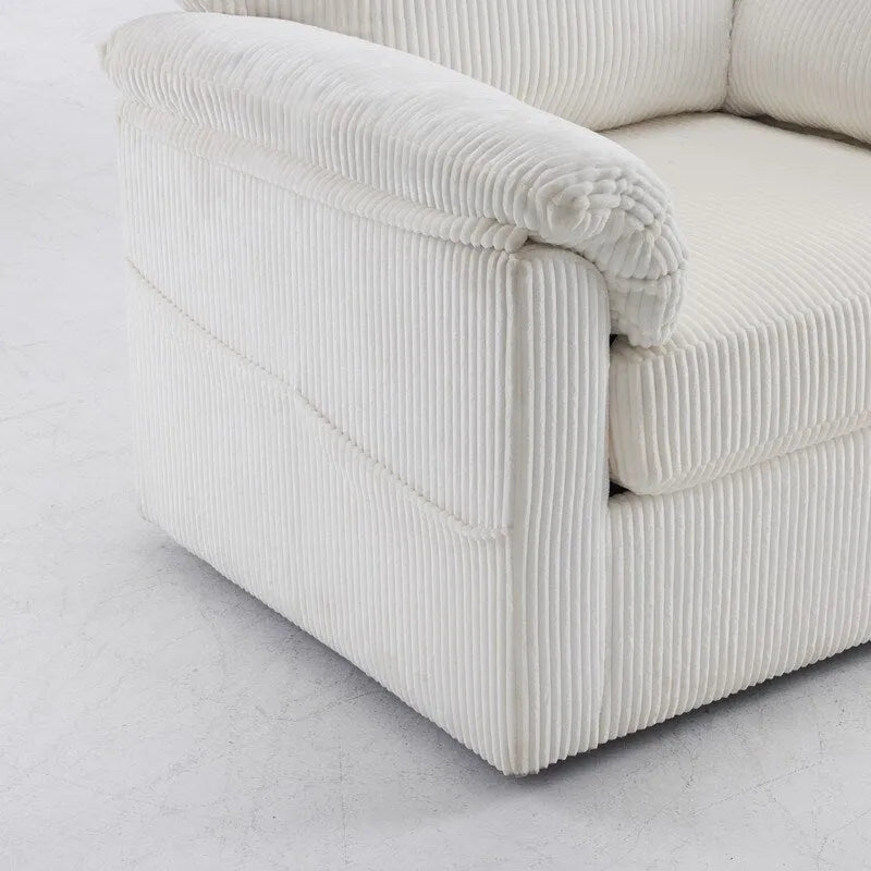 Upholstered Swivel Accent Chair