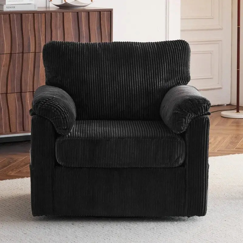 Upholstered Swivel Accent Chair