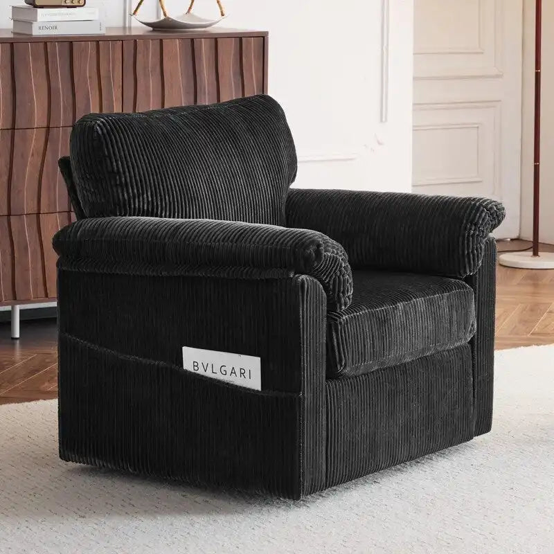 Upholstered Swivel Accent Chair