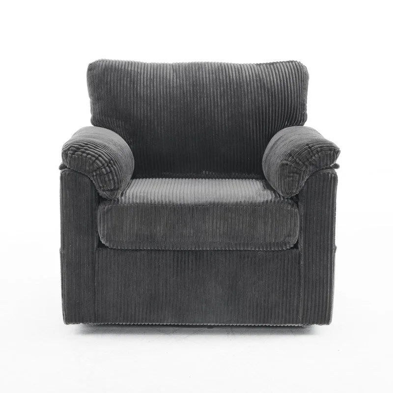 Upholstered Swivel Accent Chair
