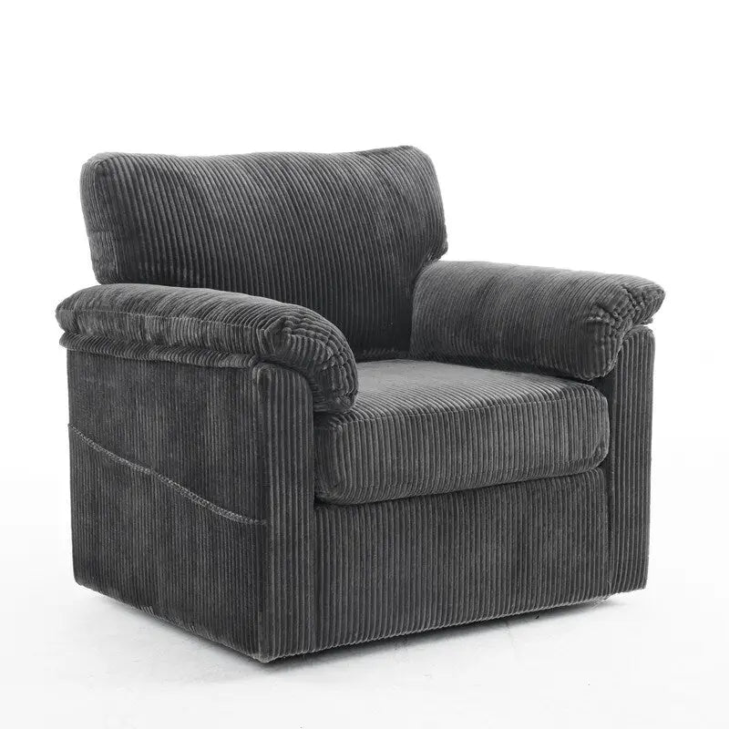 Upholstered Swivel Accent Chair