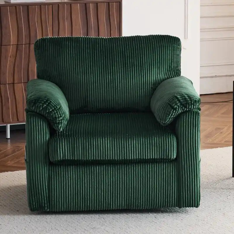 Upholstered Swivel Accent Chair