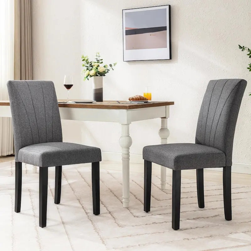 Upholstered Dining Chairs Set of 2