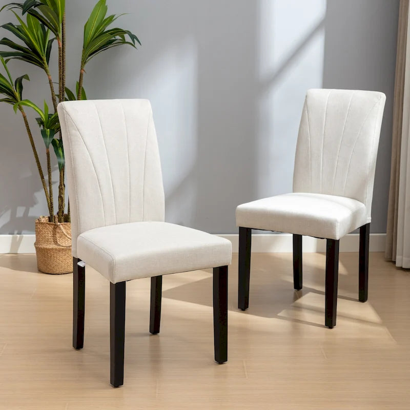 Upholstered Dining Chairs Set of 2