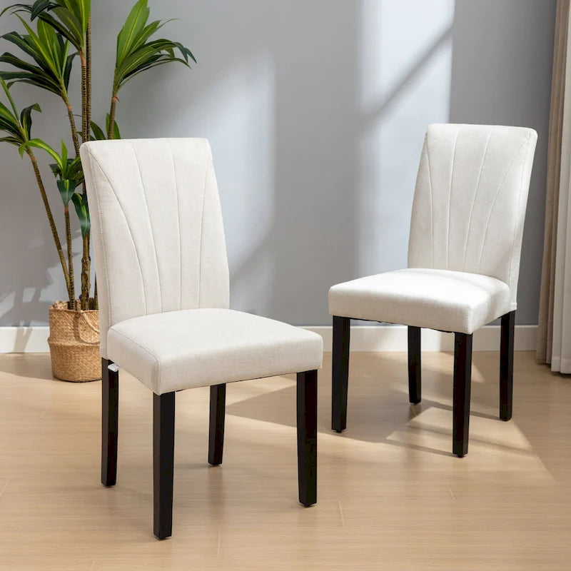 Upholstered Dining Chairs Set of 2