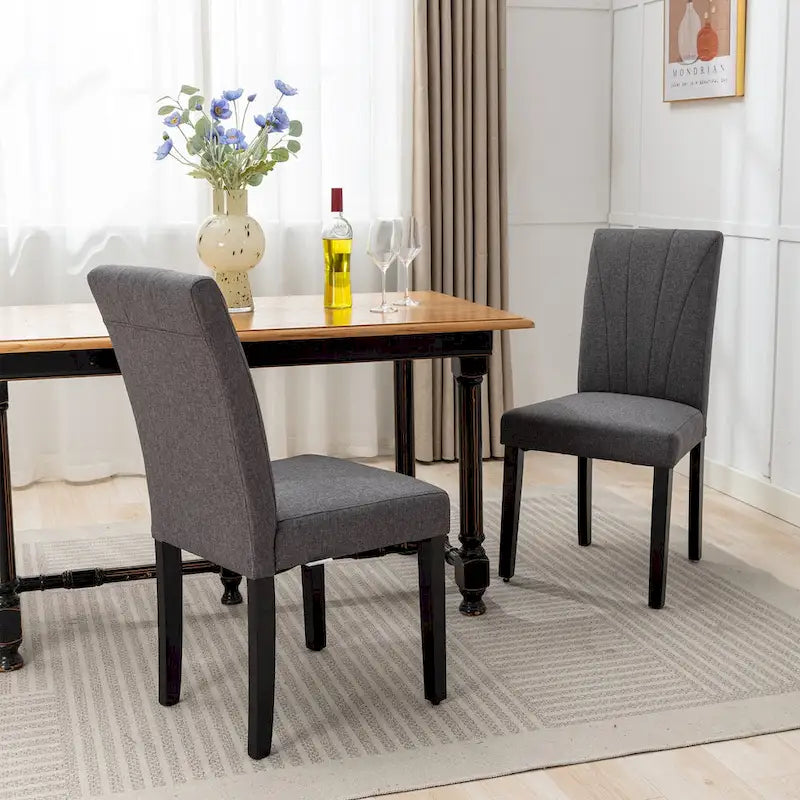 Upholstered Dining Chairs Set of 2