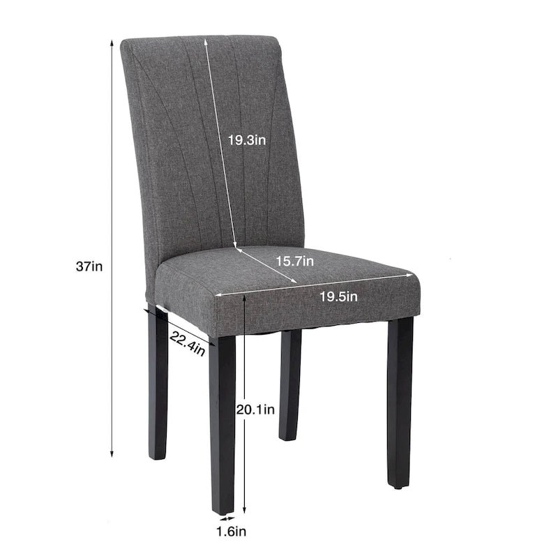 Upholstered Dining Chairs Set of 2