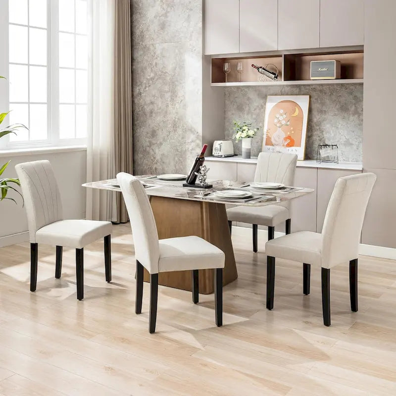 Upholstered Dining Chairs Set of 2