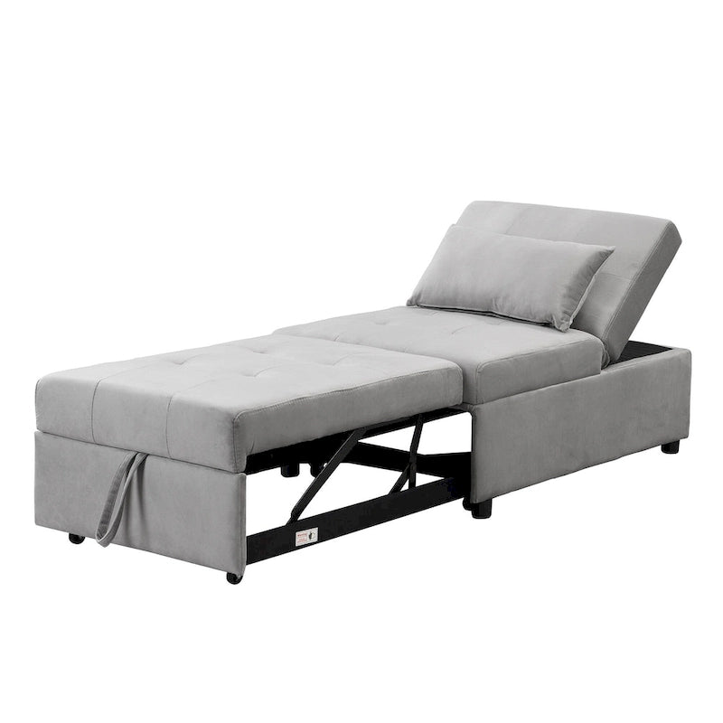 Multi-Functional Folding Ottoman Sofa Bed with Lounge Chair Conversion