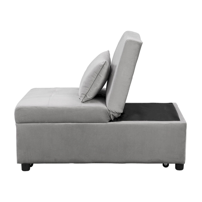 Multi-Functional Folding Ottoman Sofa Bed with Lounge Chair Conversion