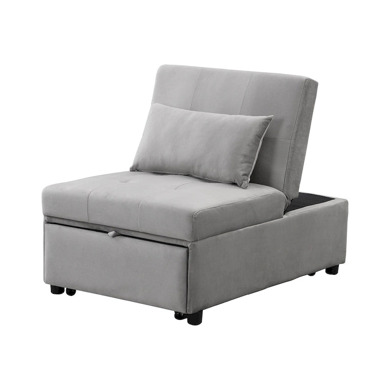 Multi-Functional Folding Ottoman Sofa Bed with Lounge Chair Conversion