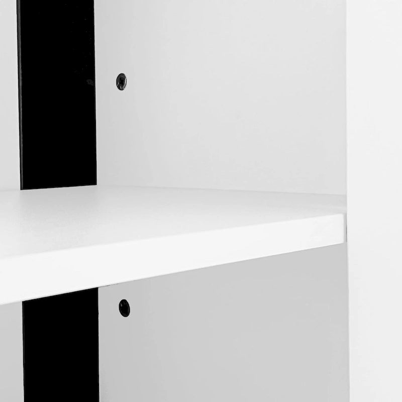 Modern 68.1-Inch Fireplace TV Stand with Two Storage Cabinets