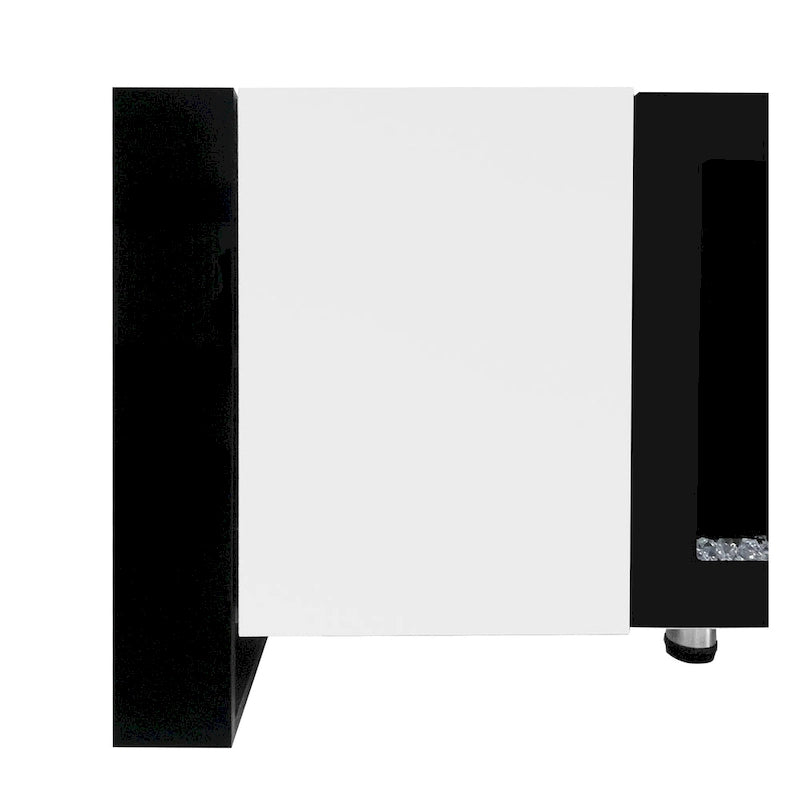 Modern 68.1-Inch Fireplace TV Stand with Two Storage Cabinets