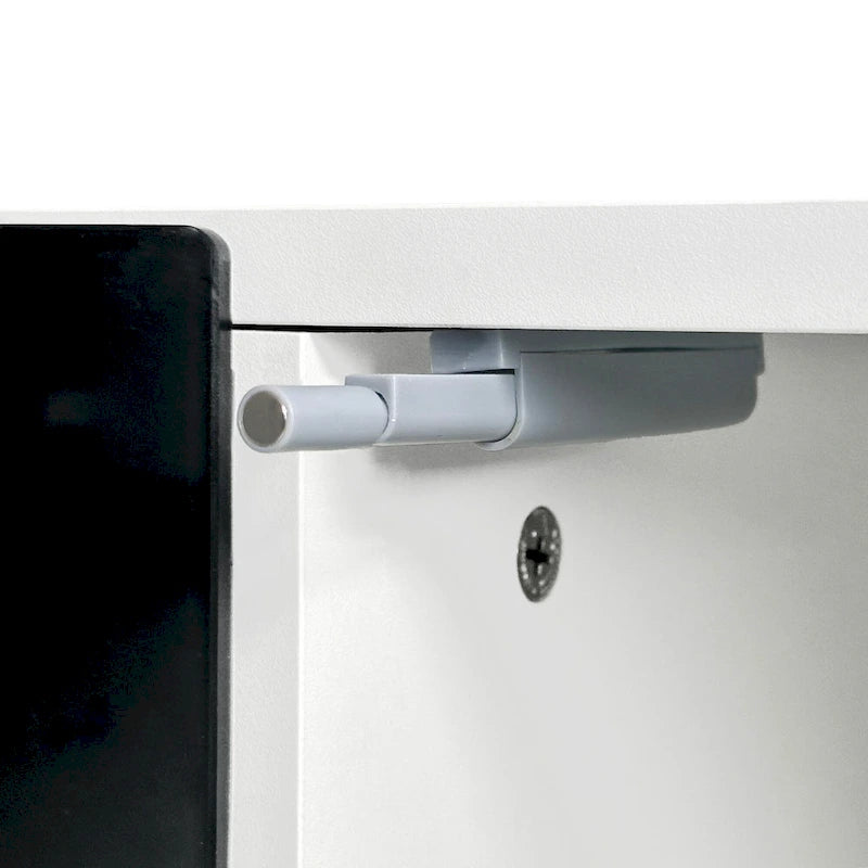 Modern 68.1-Inch Fireplace TV Stand with Two Storage Cabinets