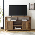 58-inch Grooved Door Highboy TV Stand