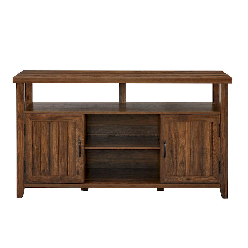 58-inch Grooved Door Highboy TV Stand