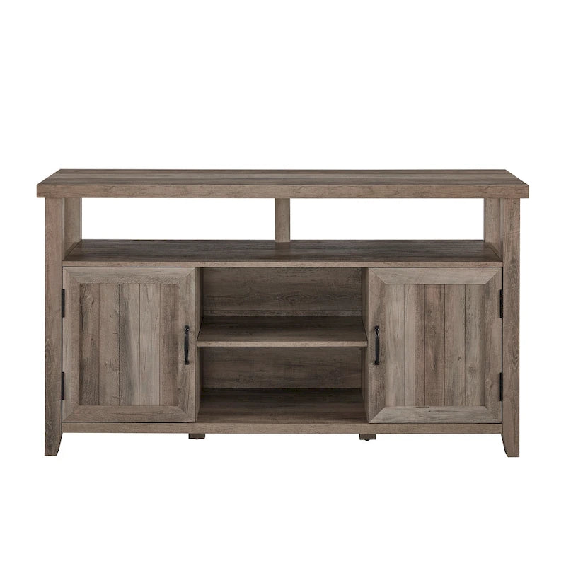 58-inch Grooved Door Highboy TV Stand