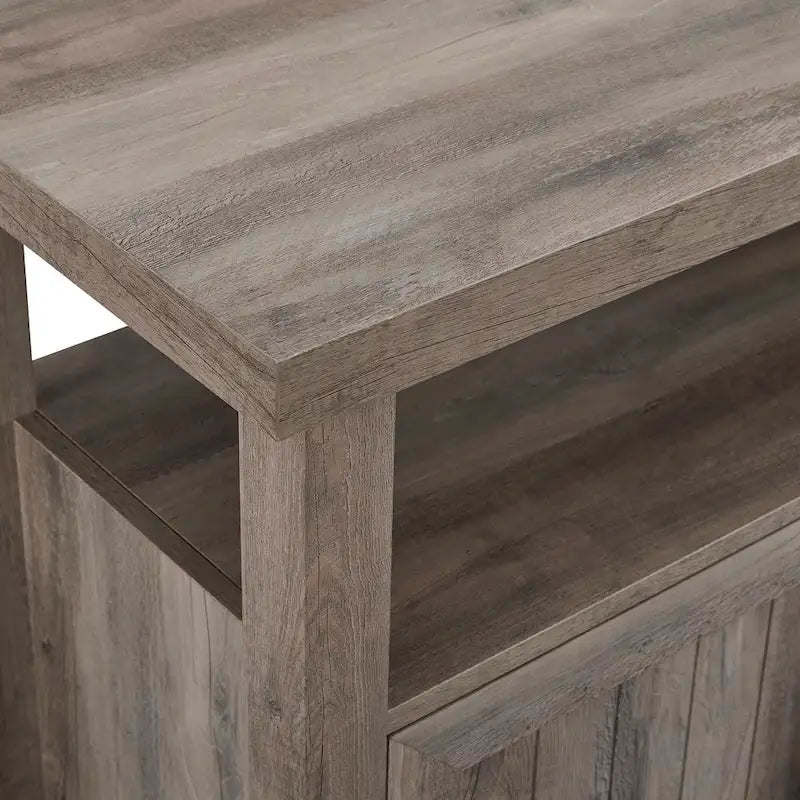58-inch Grooved Door Highboy TV Stand