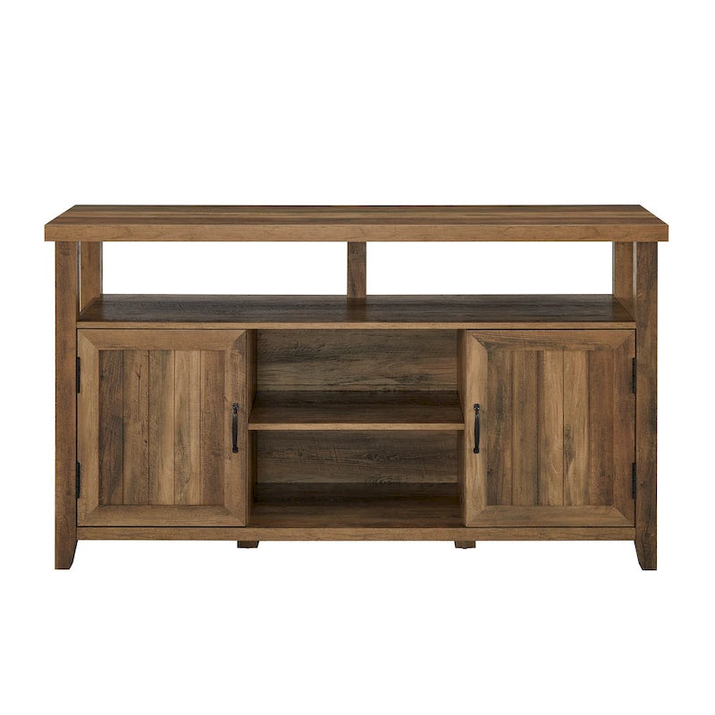58-inch Grooved Door Highboy TV Stand