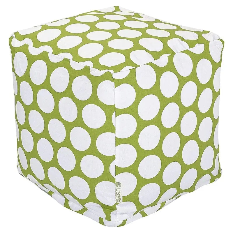 Polka Dot Indoor Ottoman Pouf Cube