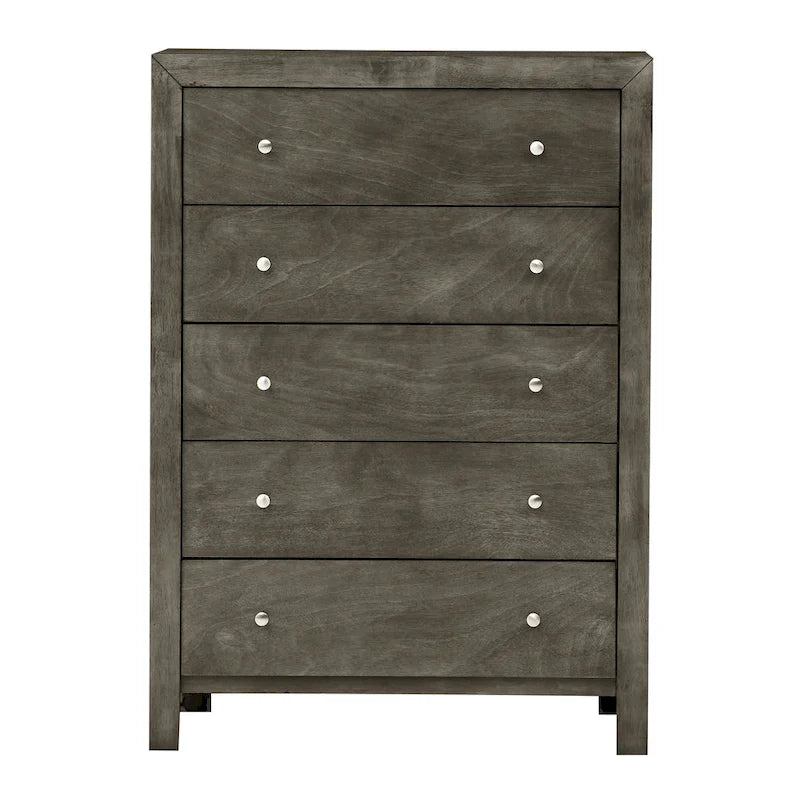5 Drawer Chest of Drawers (34 W x 17 D x 48 H in)