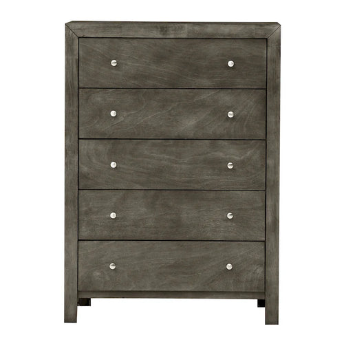 5 Drawer Chest of Drawers (34 W x 17 D x 48 H in)