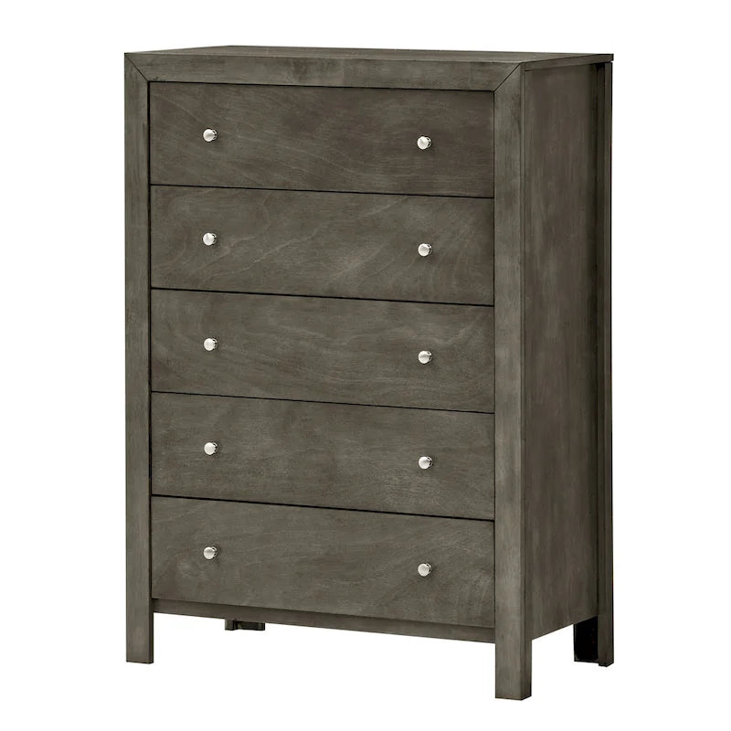 5 Drawer Chest of Drawers (34 W x 17 D x 48 H in)