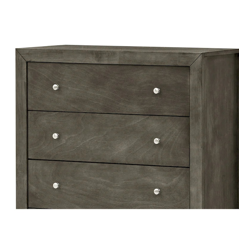 5 Drawer Chest of Drawers (34 W x 17 D x 48 H in)