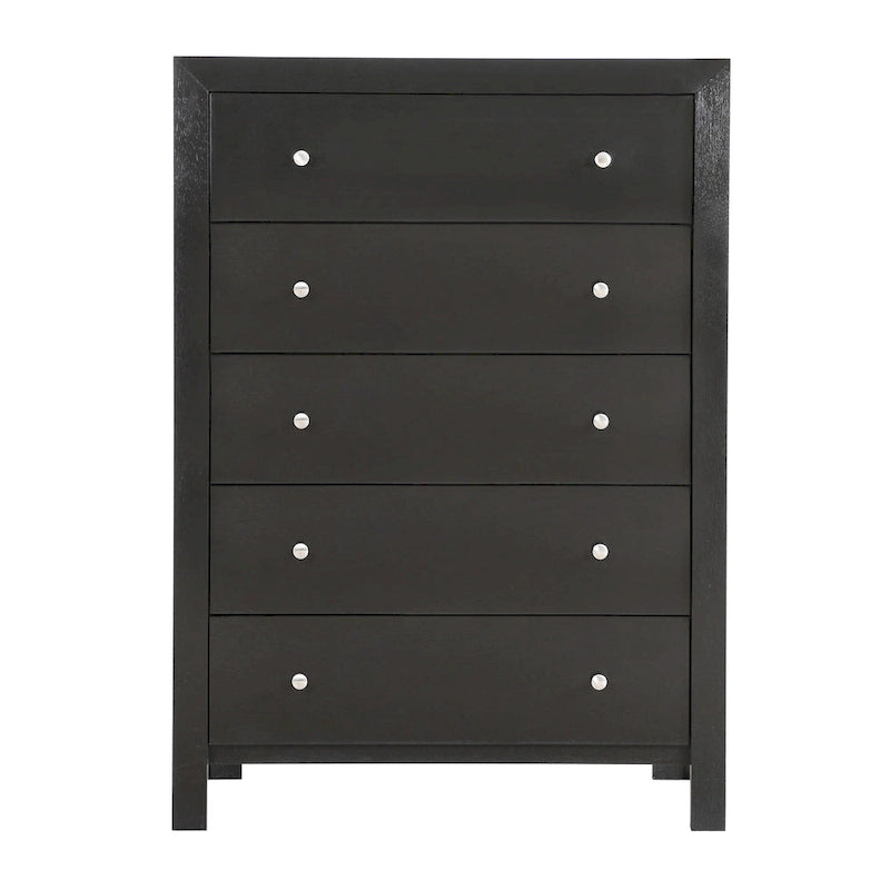 5 Drawer Chest of Drawers (34 W x 17 D x 48 H in)