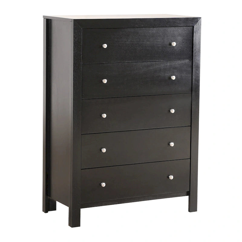 5 Drawer Chest of Drawers (34 W x 17 D x 48 H in)