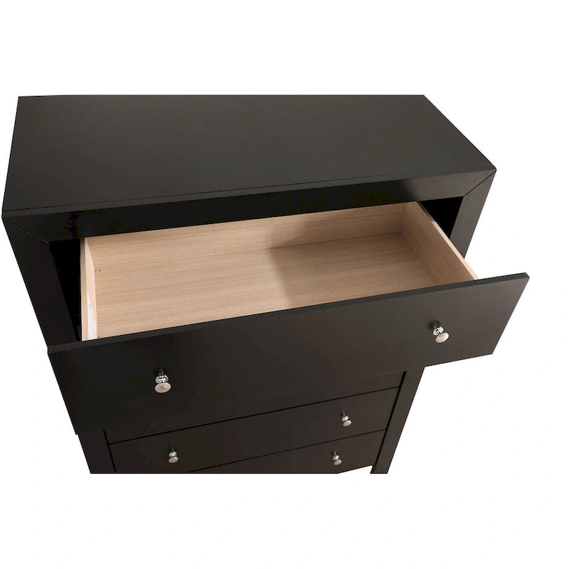 5 Drawer Chest of Drawers (34 W x 17 D x 48 H in)