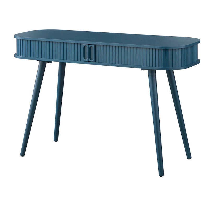 Mid-Century Modern Desk with Sliding Storage