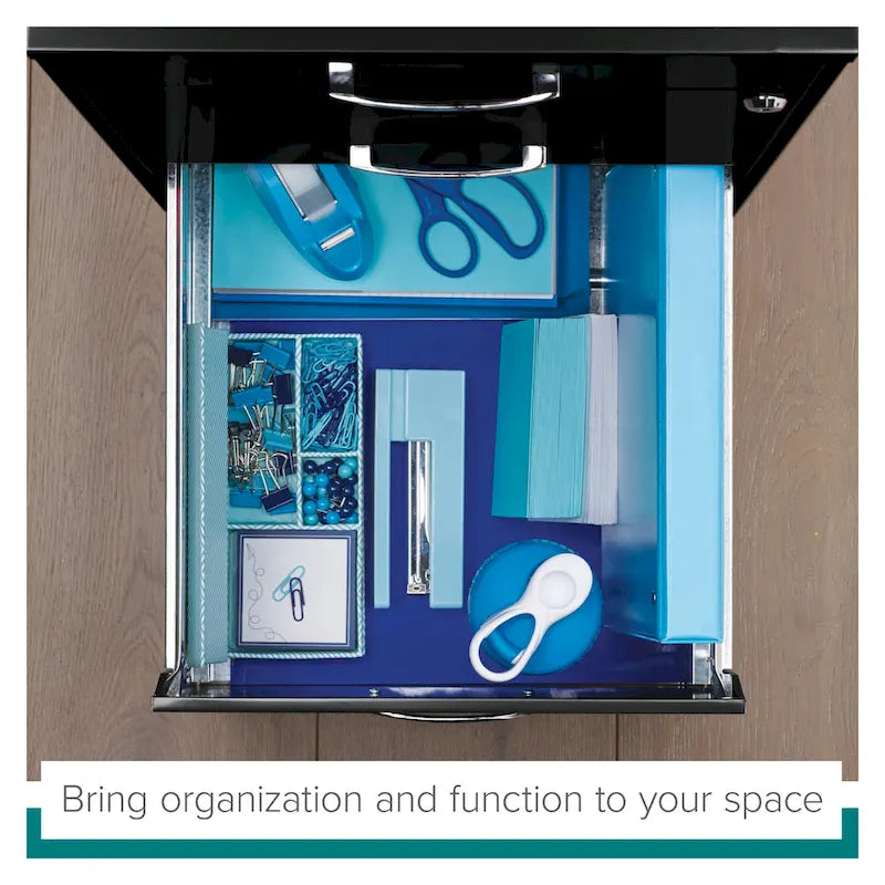 18-Inch Deep Three-Drawer Steel File Cabinet, Off-White