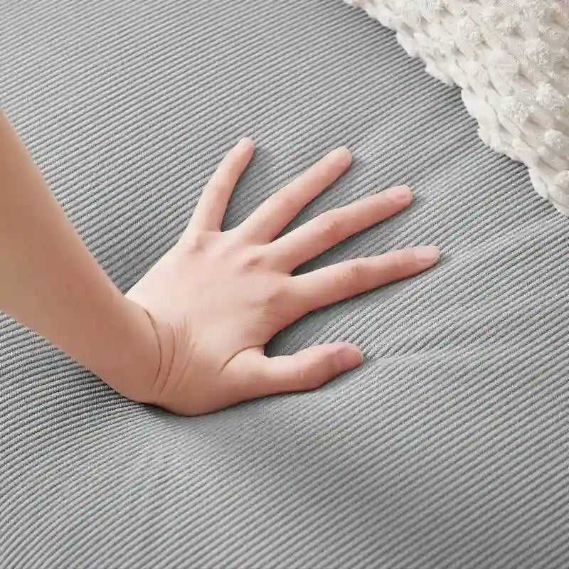 Convertible Futon Sofa Bed with 2 Pillows