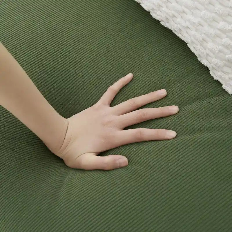 Convertible Futon Sofa Bed with 2 Pillows