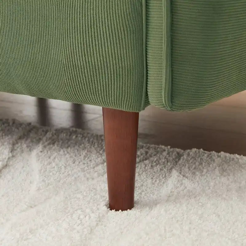 Convertible Futon Sofa Bed with 2 Pillows