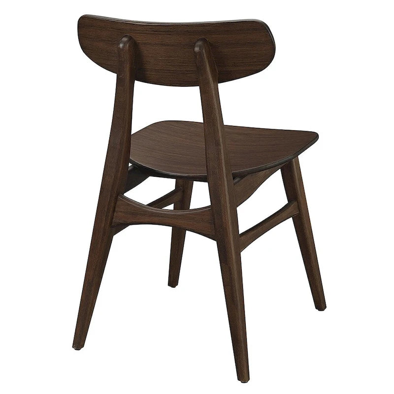 Solid Bamboo Dining Chair, Golden, Set of 2