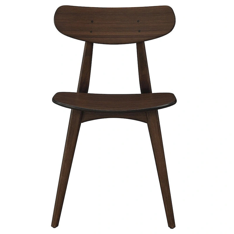 Solid Bamboo Dining Chair, Golden, Set of 2