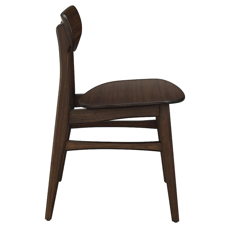 Solid Bamboo Dining Chair, Golden, Set of 2