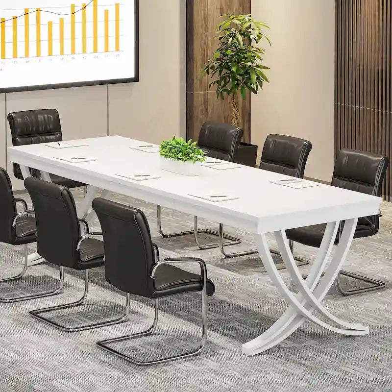 78-Inch Rectangular Conference Table for 6–8 People